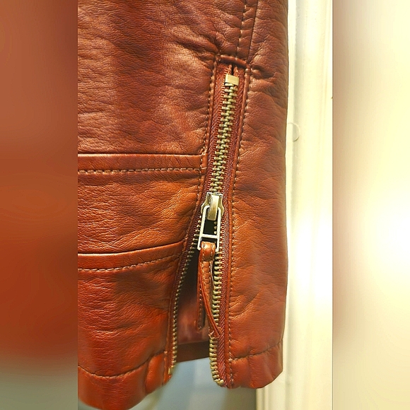 Spiked Moto Leather Jacket - Picture 5 of 5